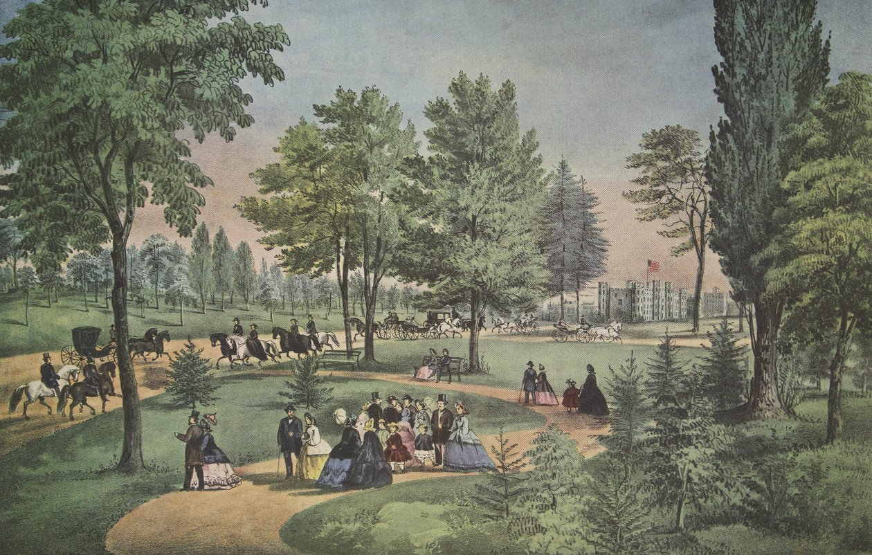 Central Park, The Drive by American School