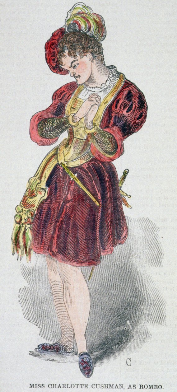 Charlotte Cushman in costume as Romeo, 1851 by American School