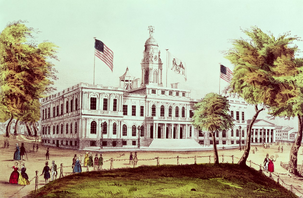City Hall, New York by American School