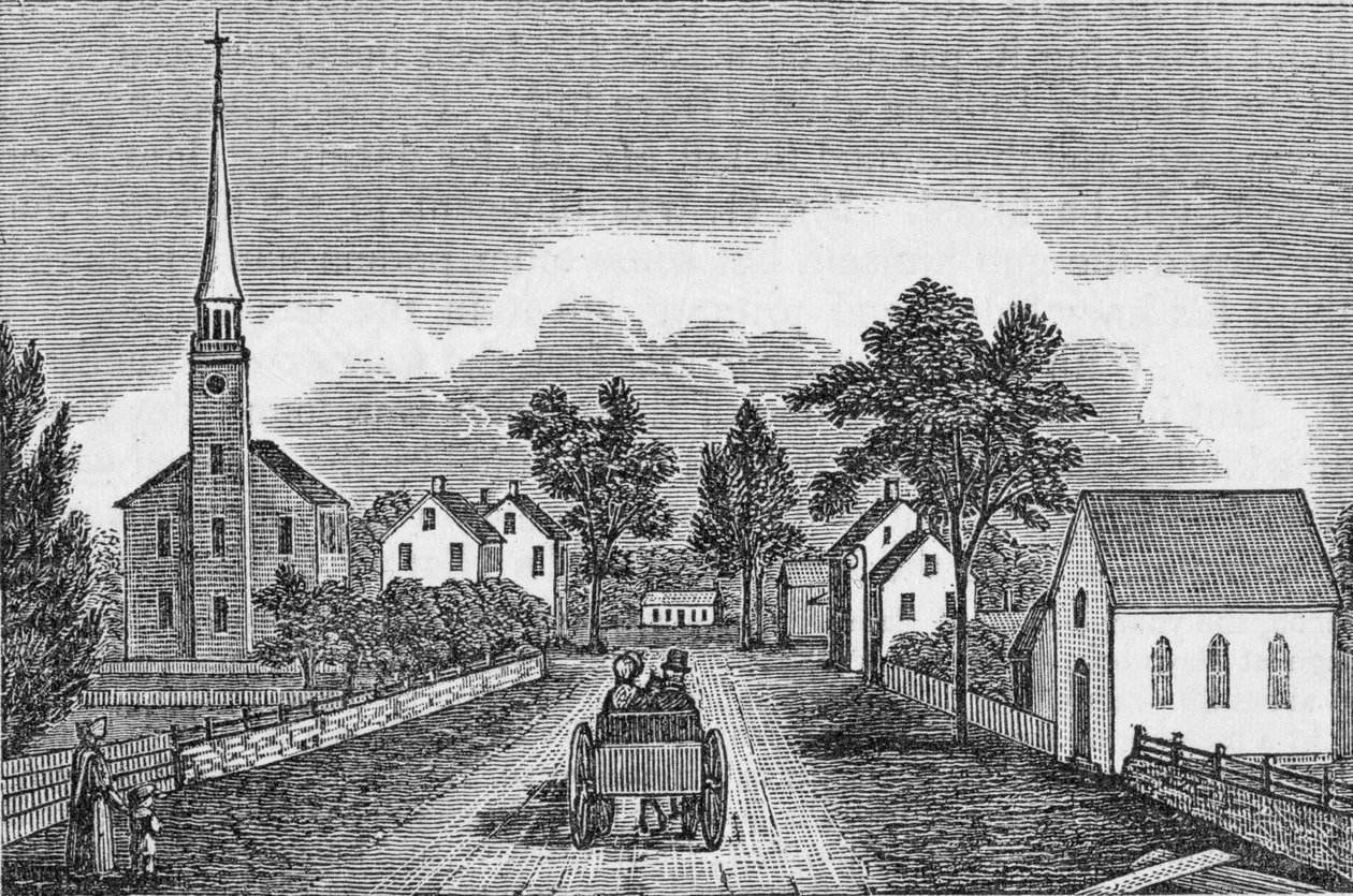 Congregational and Episcopal Churches, East Haven, from 