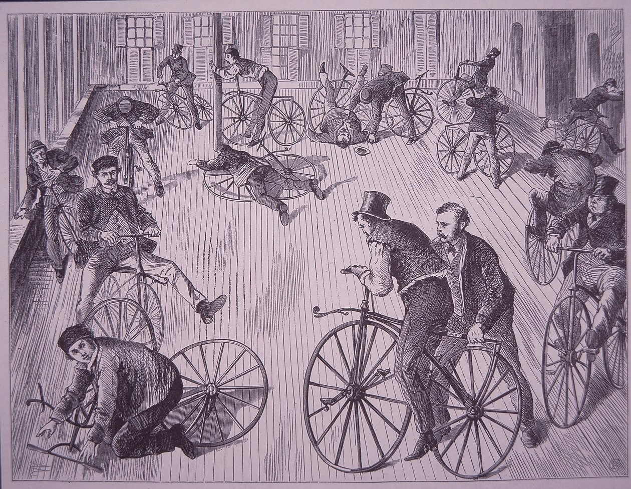 Cycling school, New York, USA by American School
