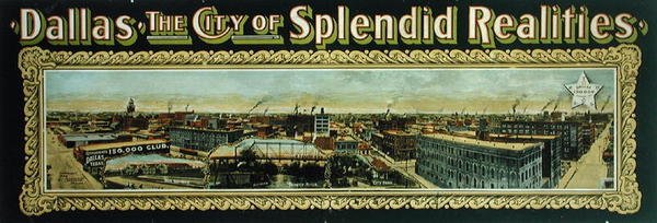 Dallas: The City of Splendid Realities, billboard by American School