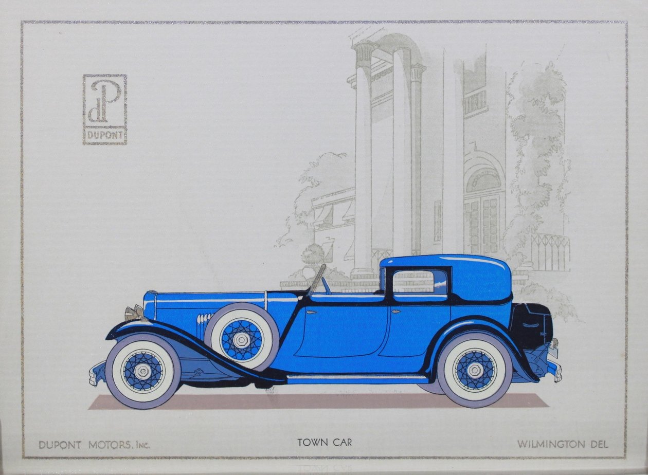DuPont Motor Cars: Town Car, 1921 by American School