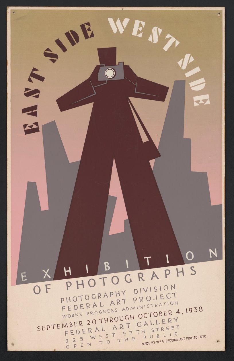 East side, West side exhibition of photographs, New York City by American School