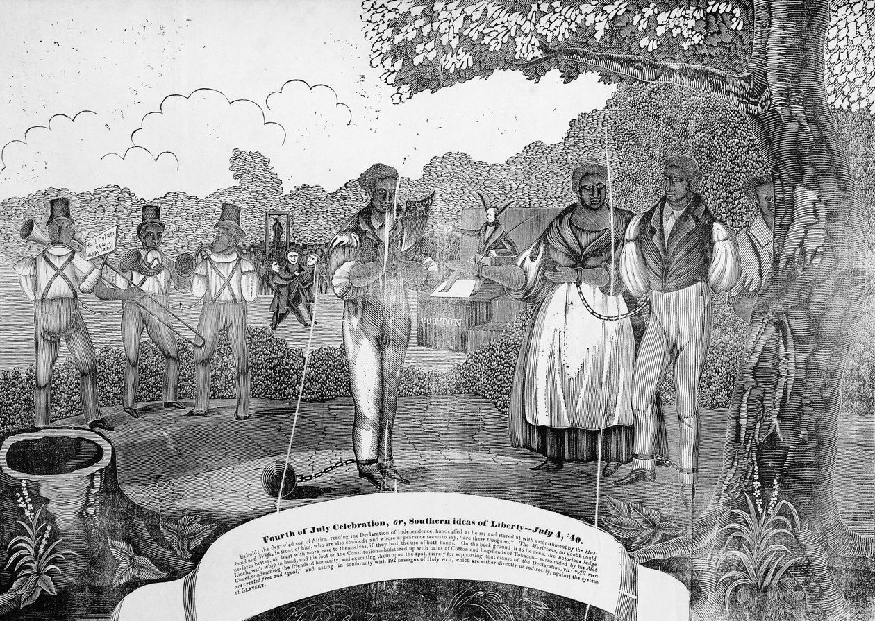 Fourth of July Celebration or Southern Ideas of Liberty by American School