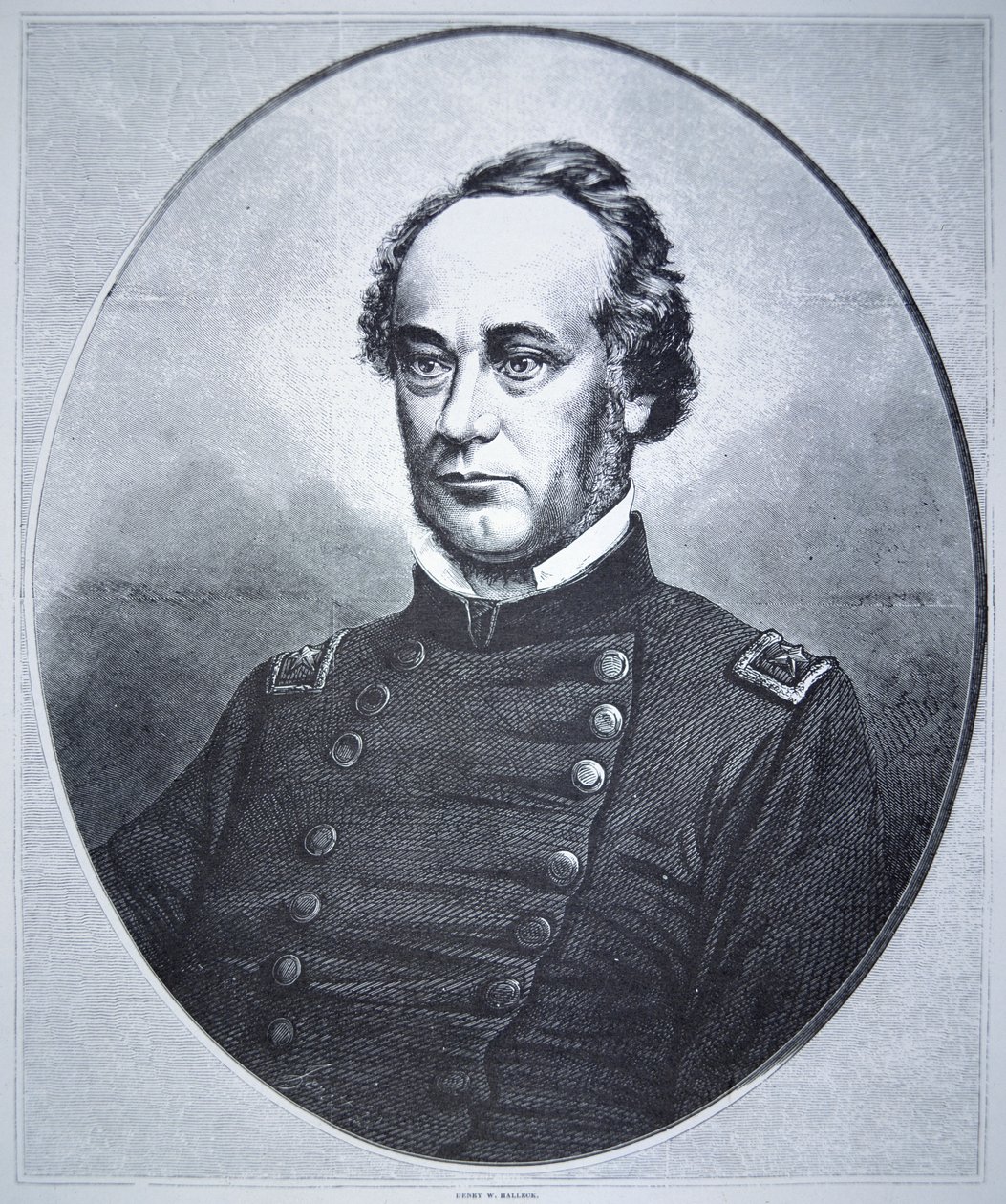 General Henry Wager Halleck (1815-72) by American School