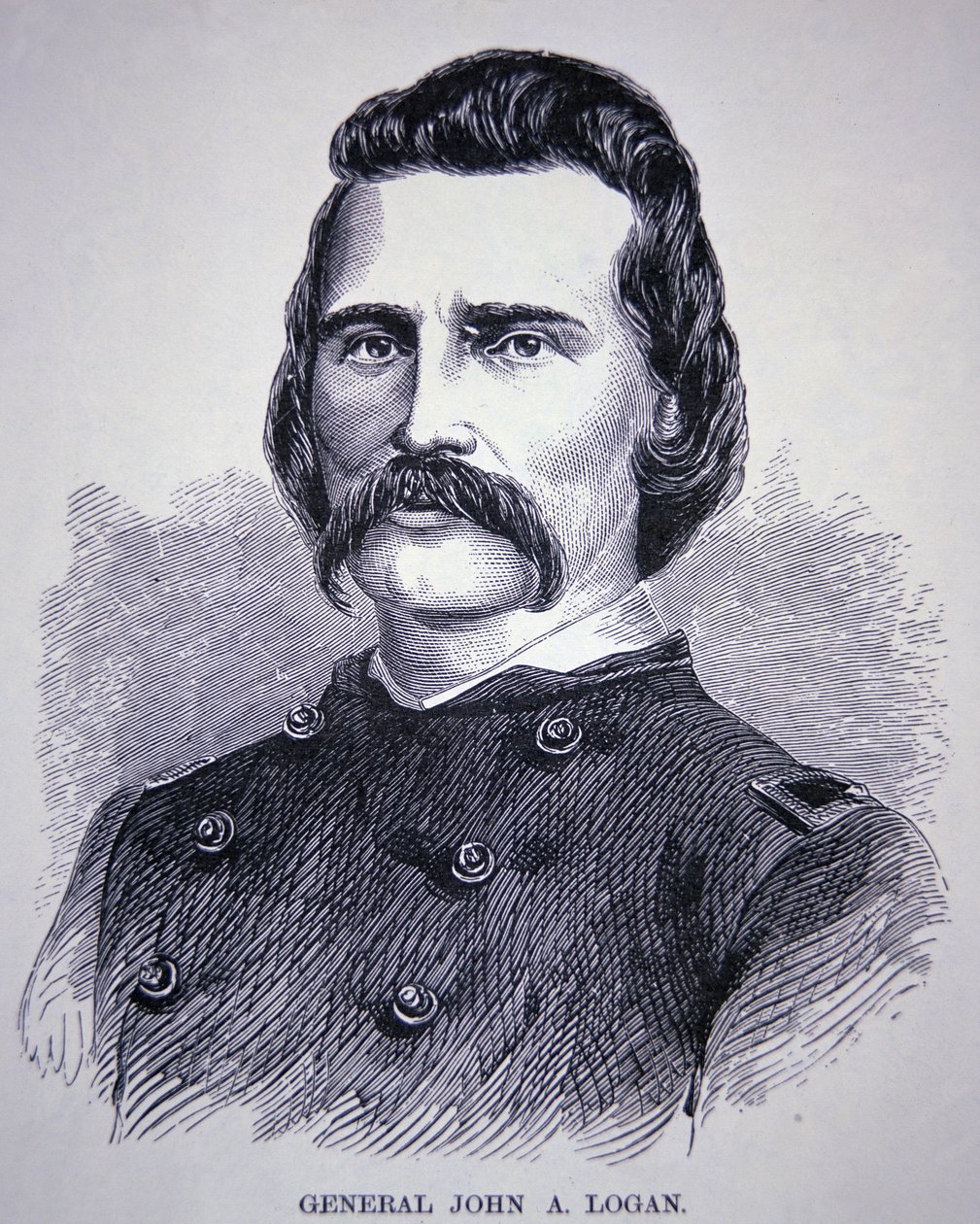 General John Alexander Logan (1826-86) by American School