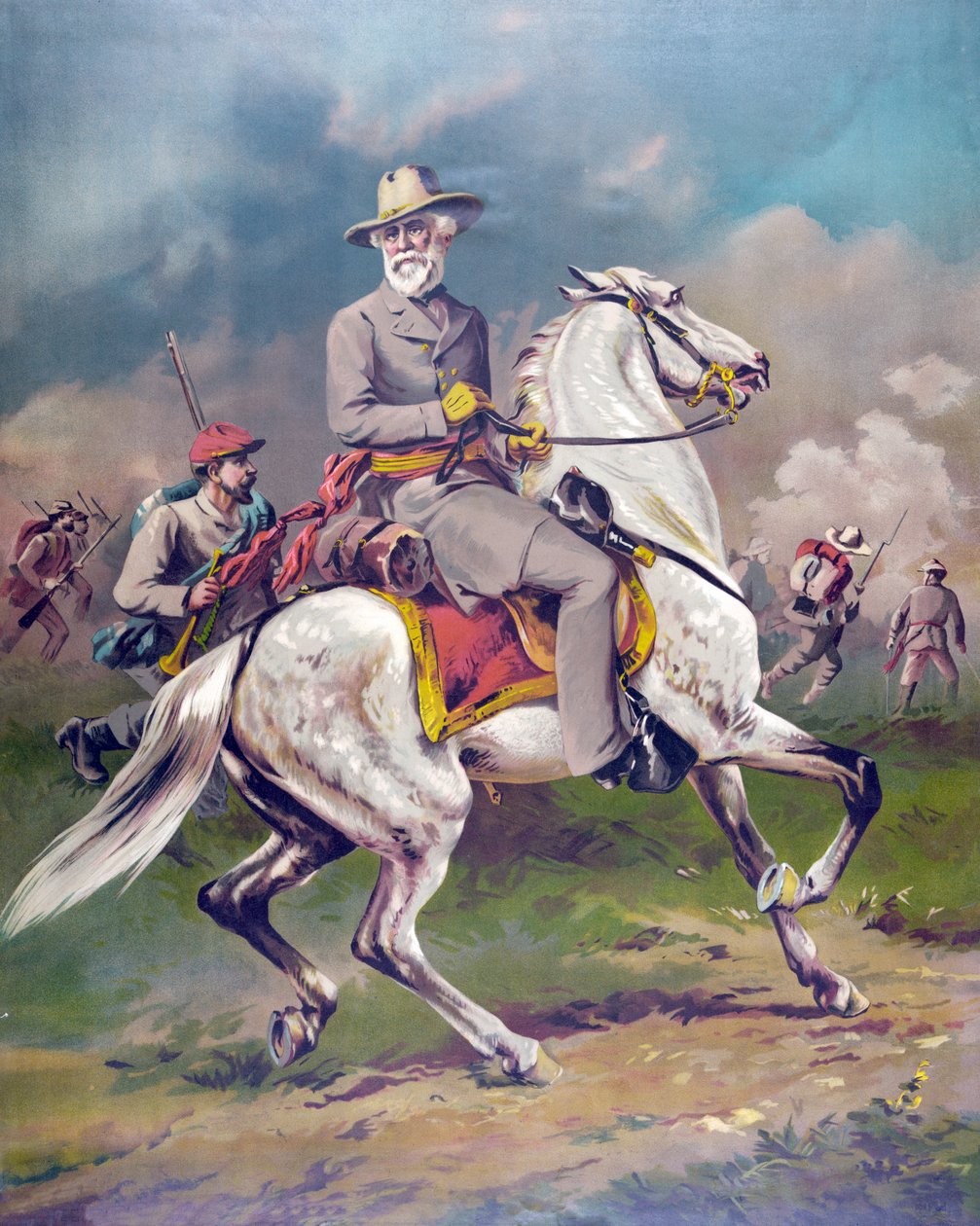 General Robert E. Lee, pub. 1886 by American School