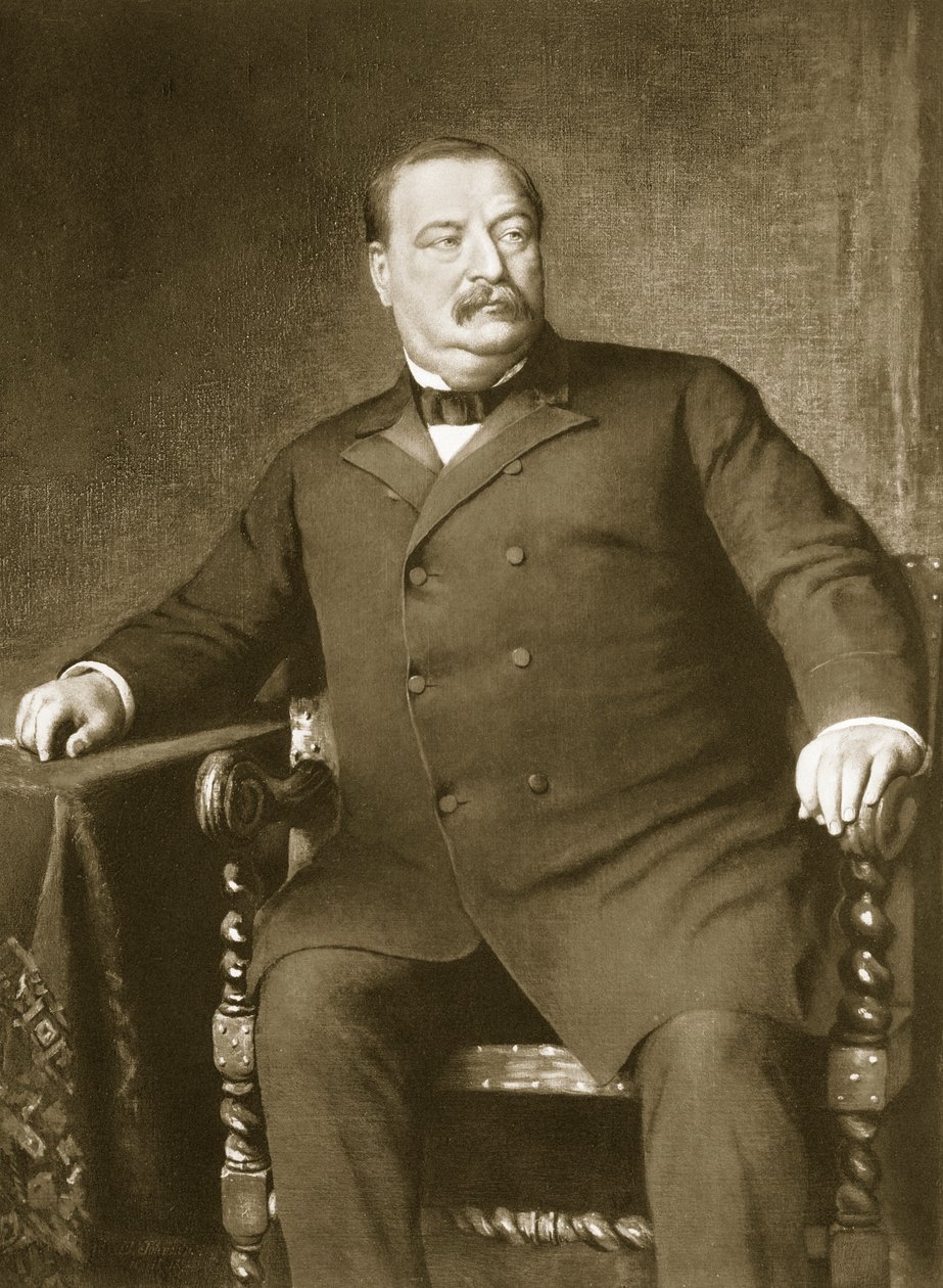 Grover Cleveland, 22nd and 24th President of the United States of America by American School