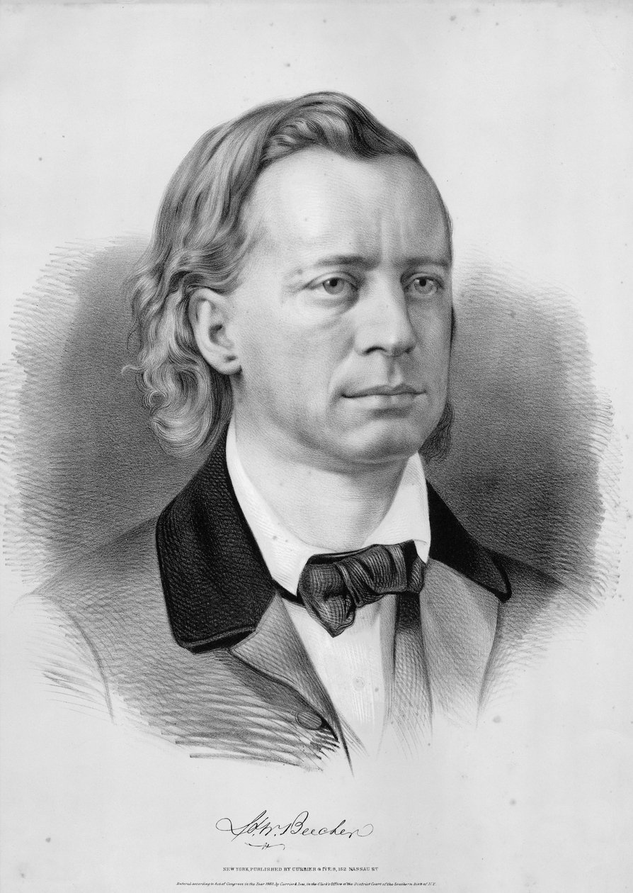 H. W. Beecher, pub. by Currier & Ives, 1860 by American School