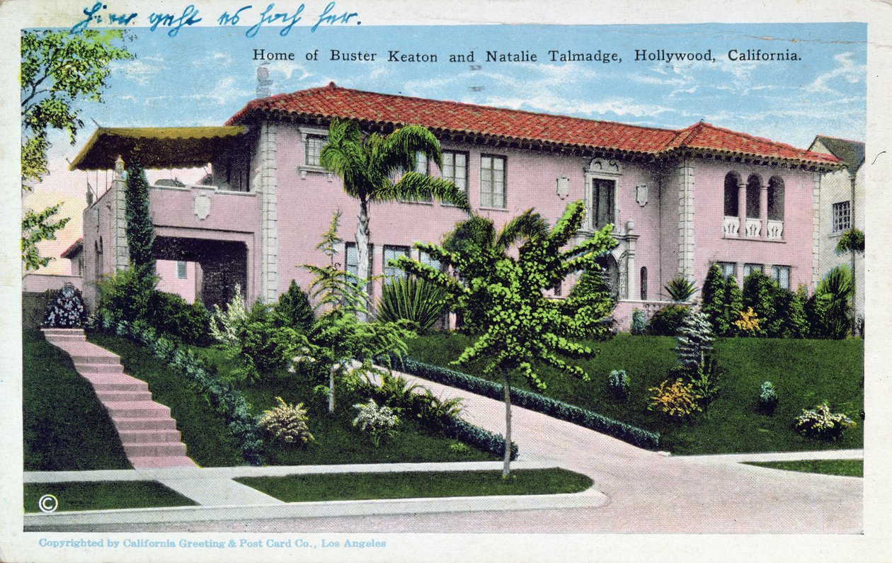 Home of Buster Keaton and Natalie Talmadge in Hollywood, 1930 by American School