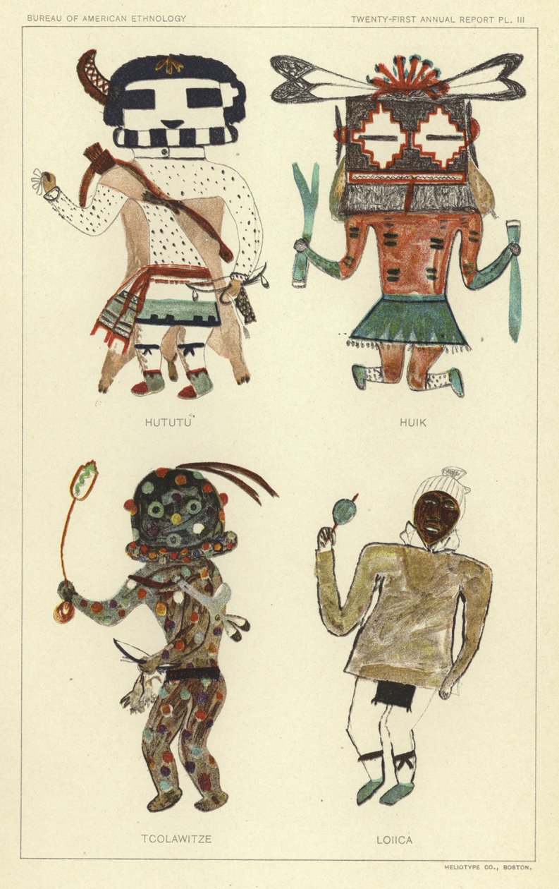Hututu, Huik, Tcolawitze, Loiica by American School