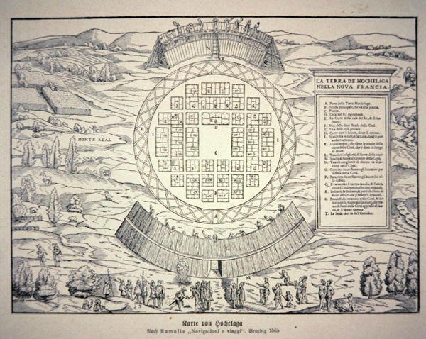 Iroquois town of Hochelga by American School
