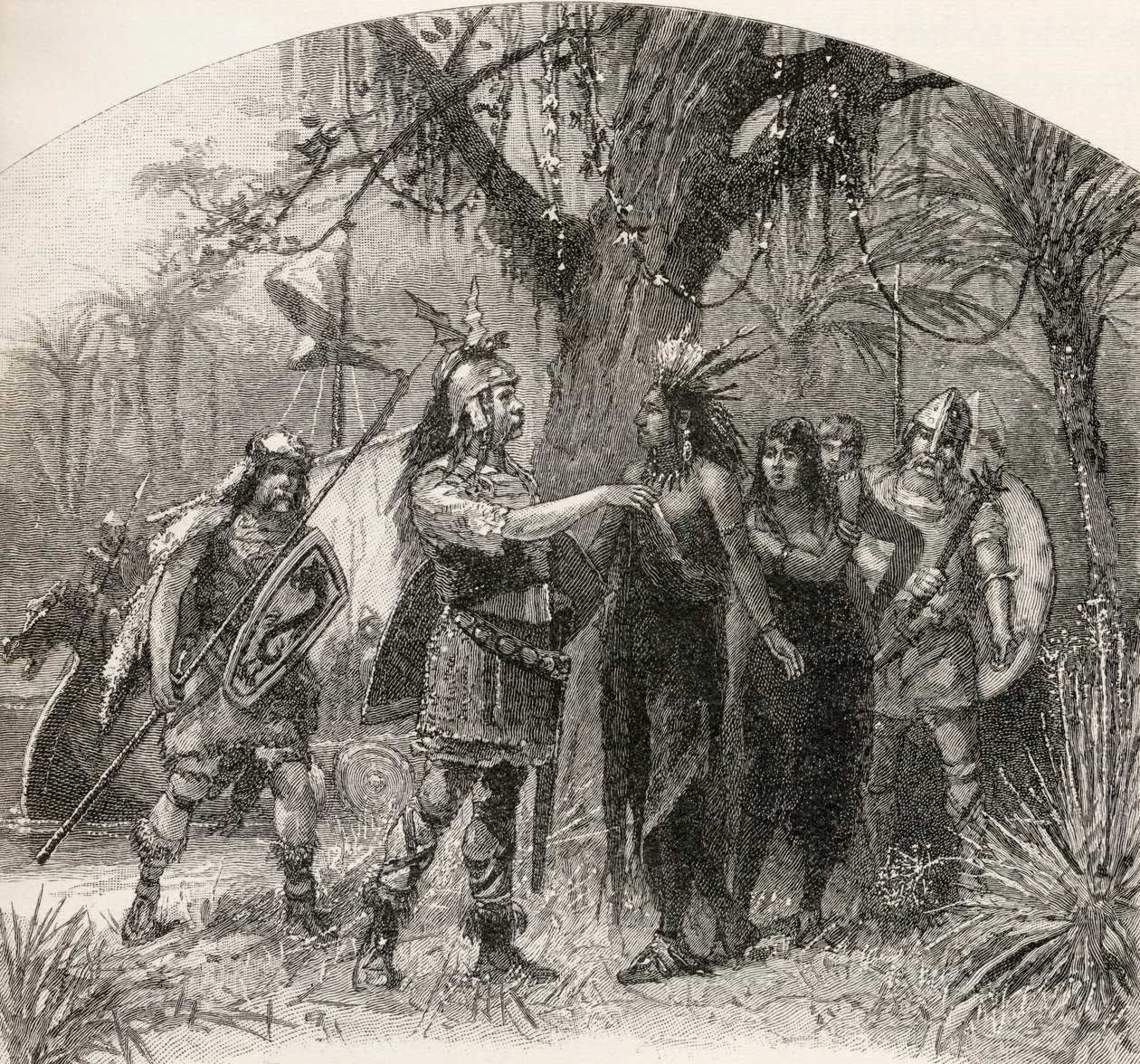 Landing of Northmen, from 