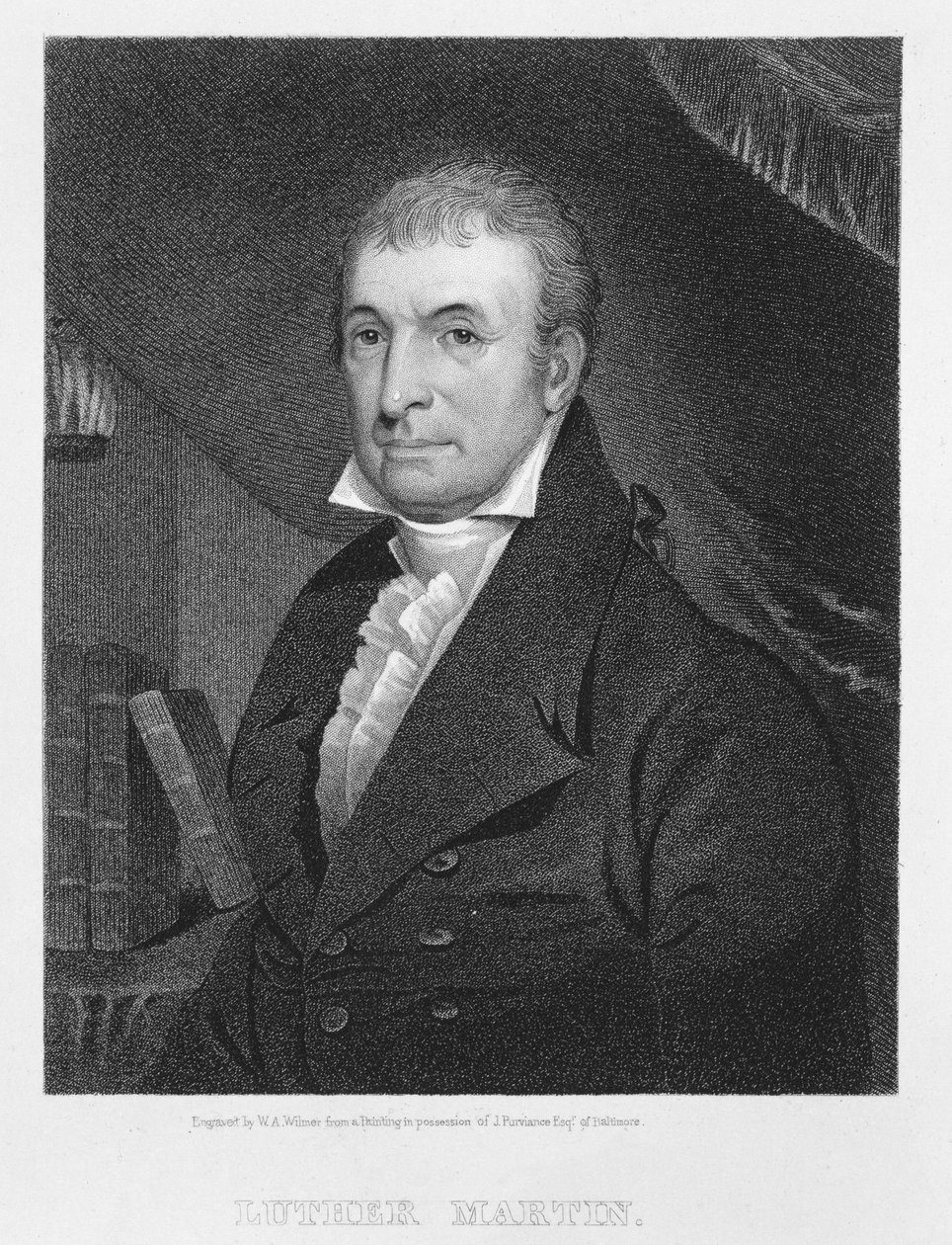 Luther Martin, engraved by William A. Wilmer by American School
