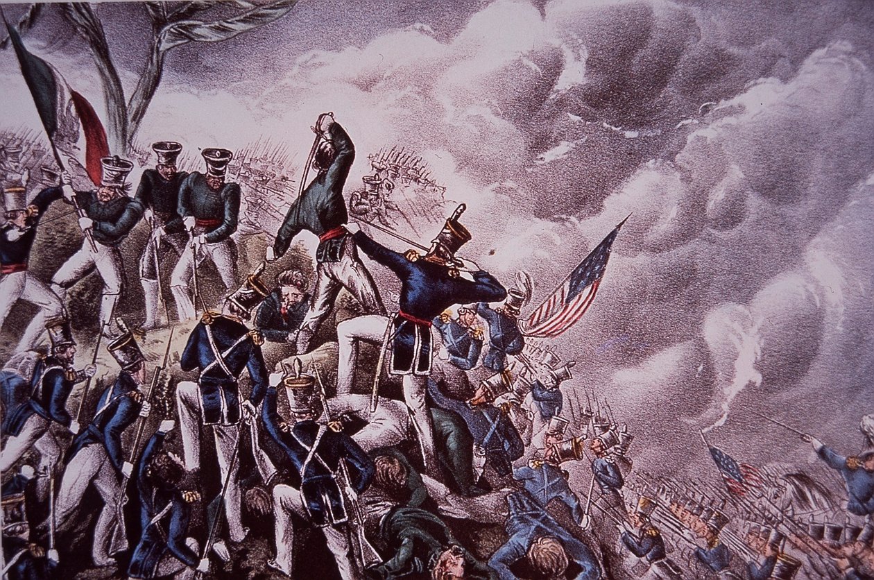Mexican-American War (1846-48), Battle of Cerro Gordo by American School