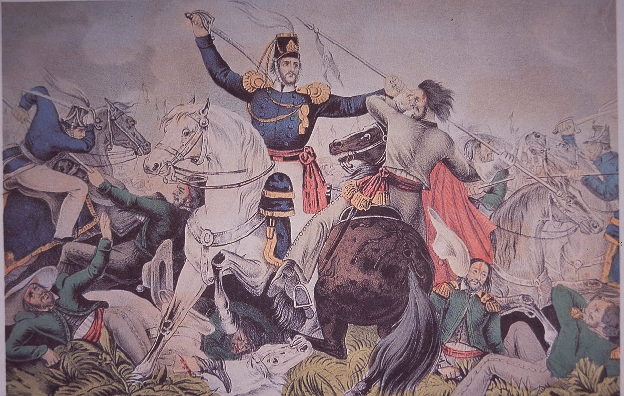 Mexican-American War, Colonel Harney fight at Madelin near Veracruz by American School