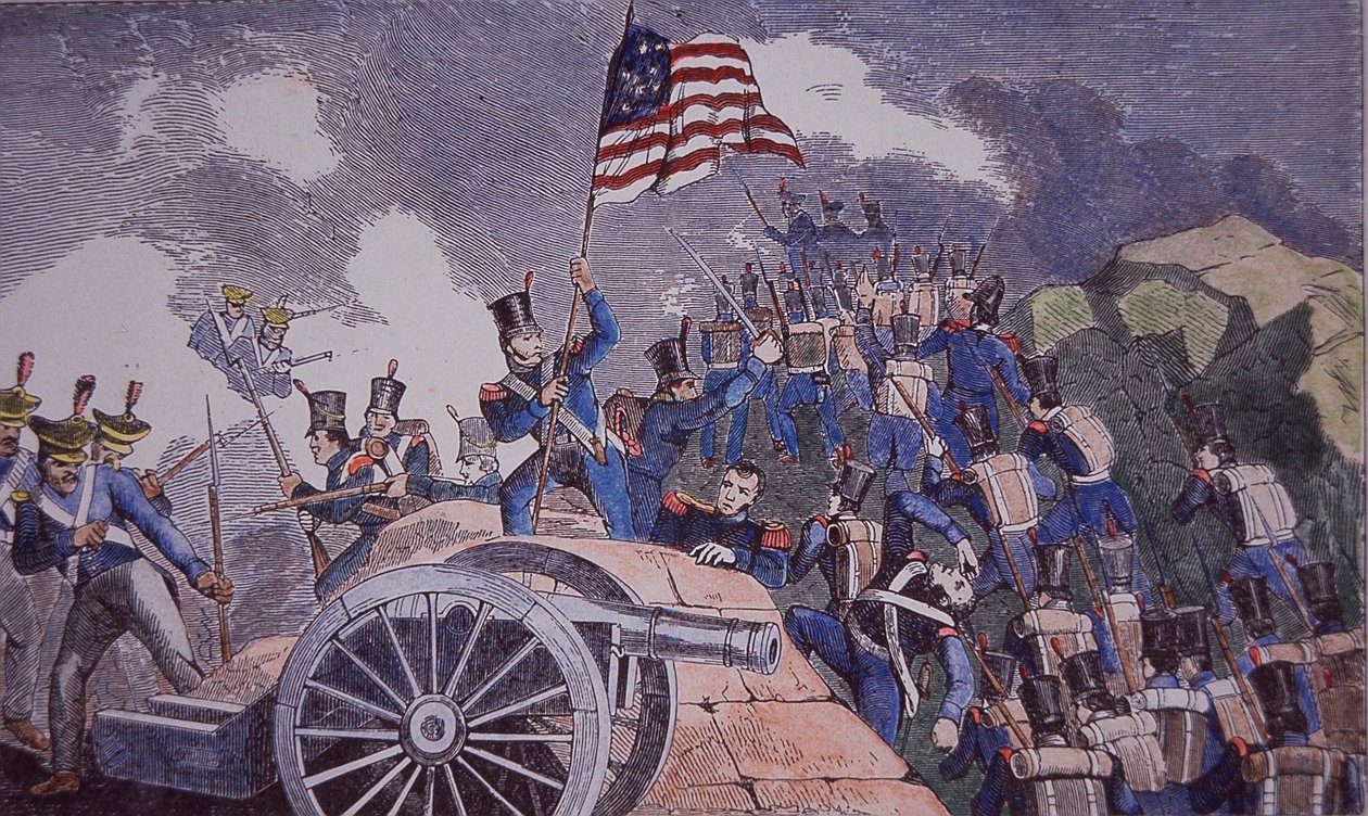 Mexican-American War (1846-48), Battle of Cerro Gordo by American School