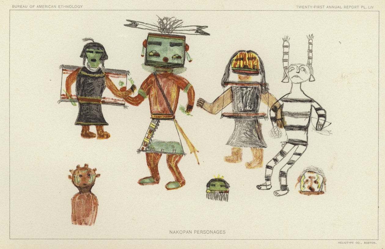 Nakopan Personages by American School