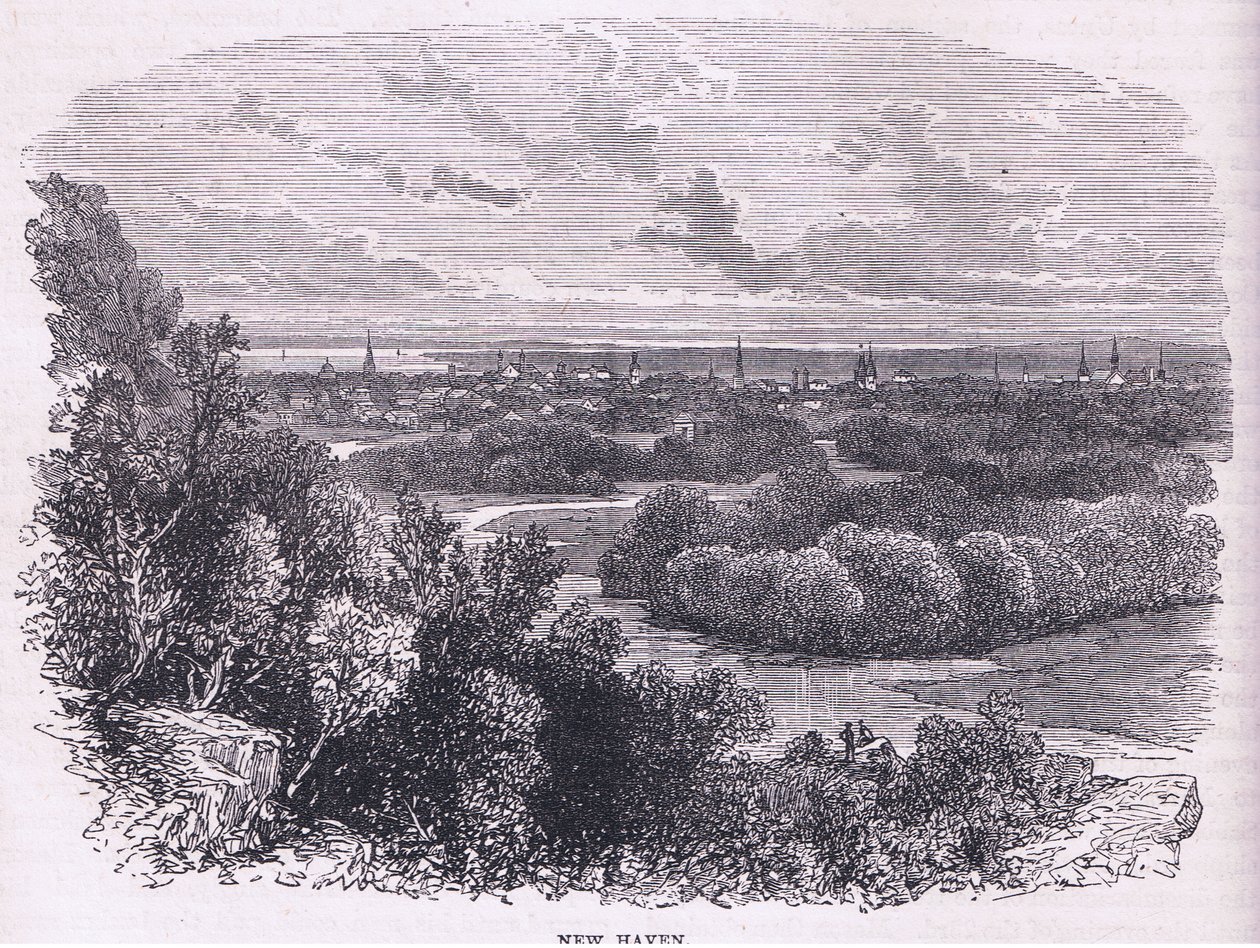 New Haven, illustration from Cassell
