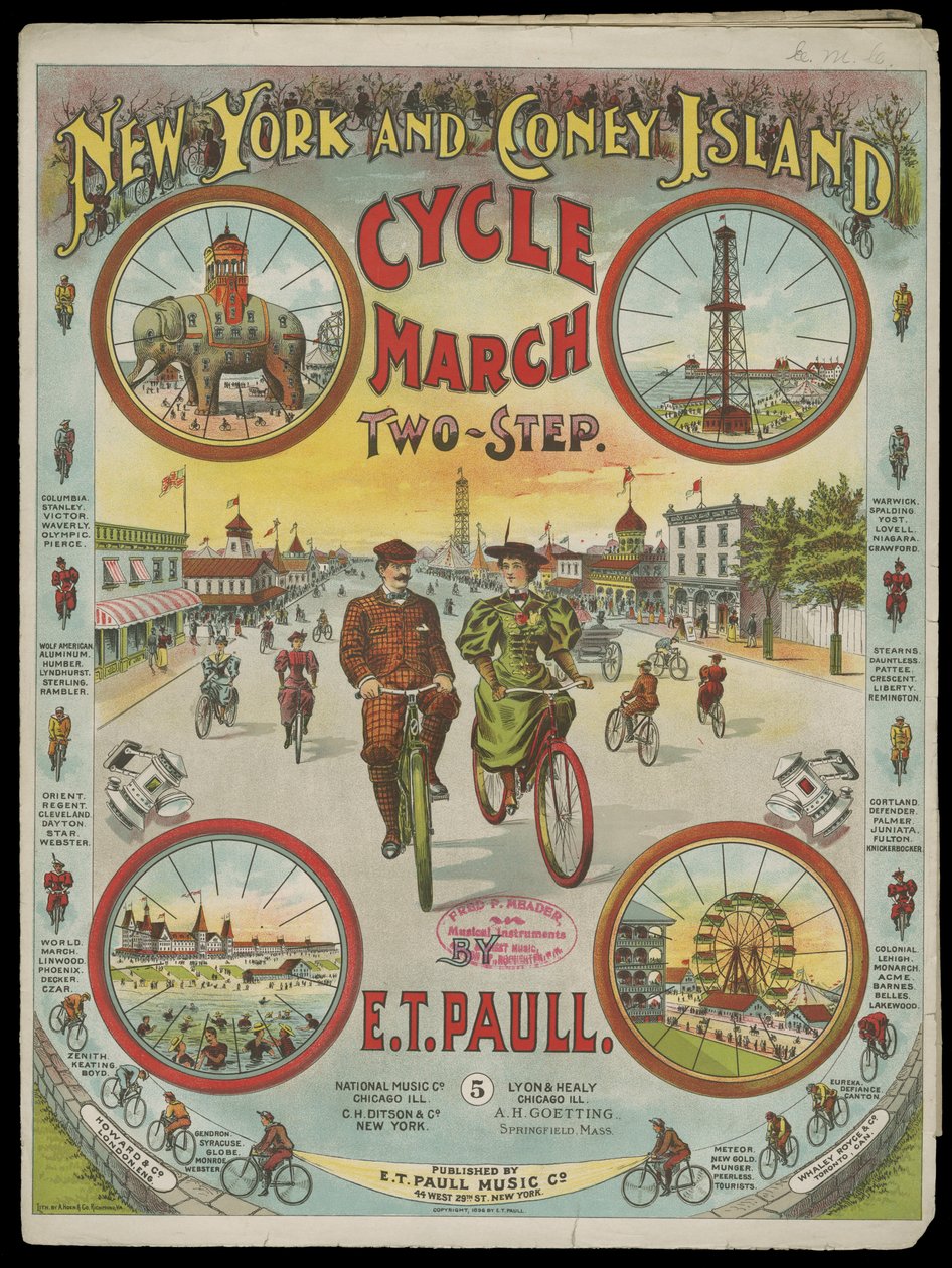 New York and Coney Island Cycle March by American School