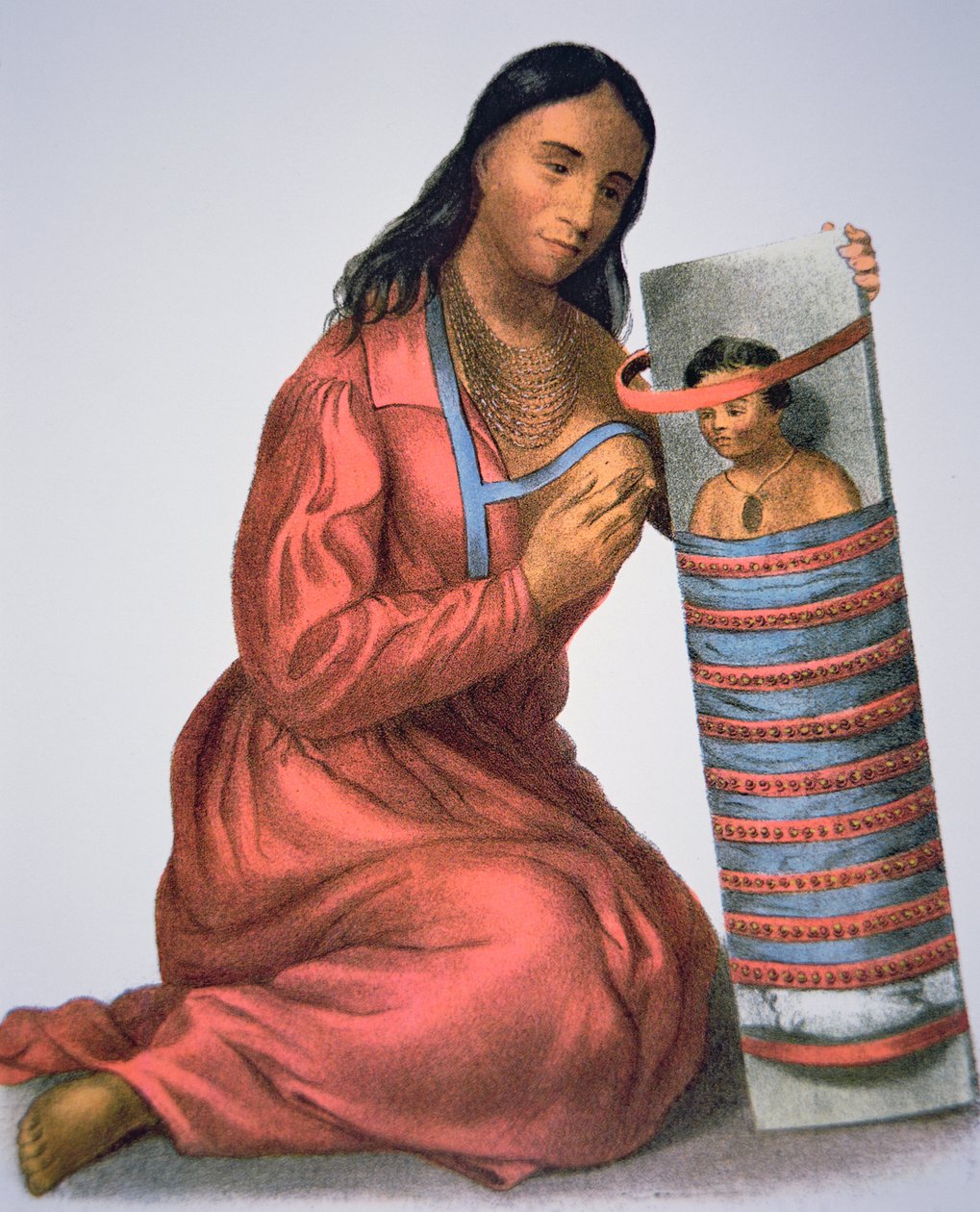 Ojibwa mother and baby by American School