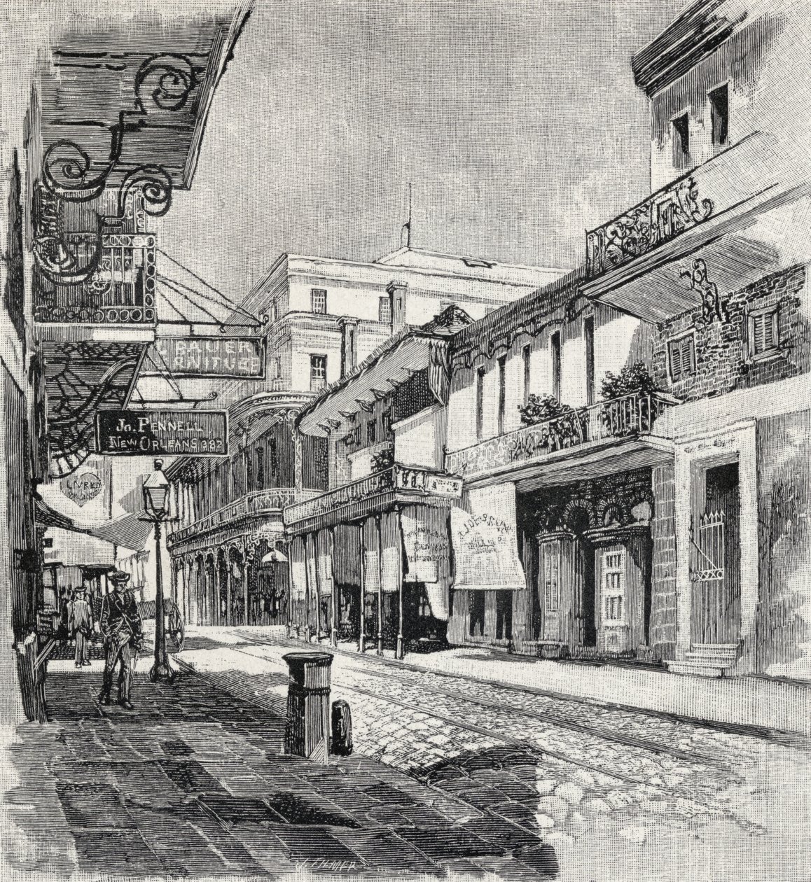 Old St. Louis Hotel, later The State House, New Orleans, from 