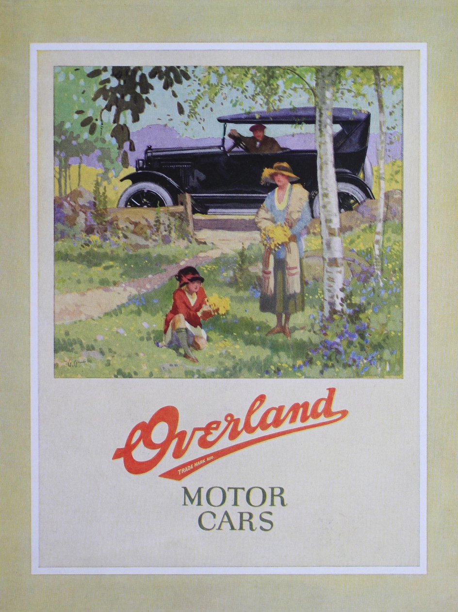 Overland Motor Cars, 1923 by American School