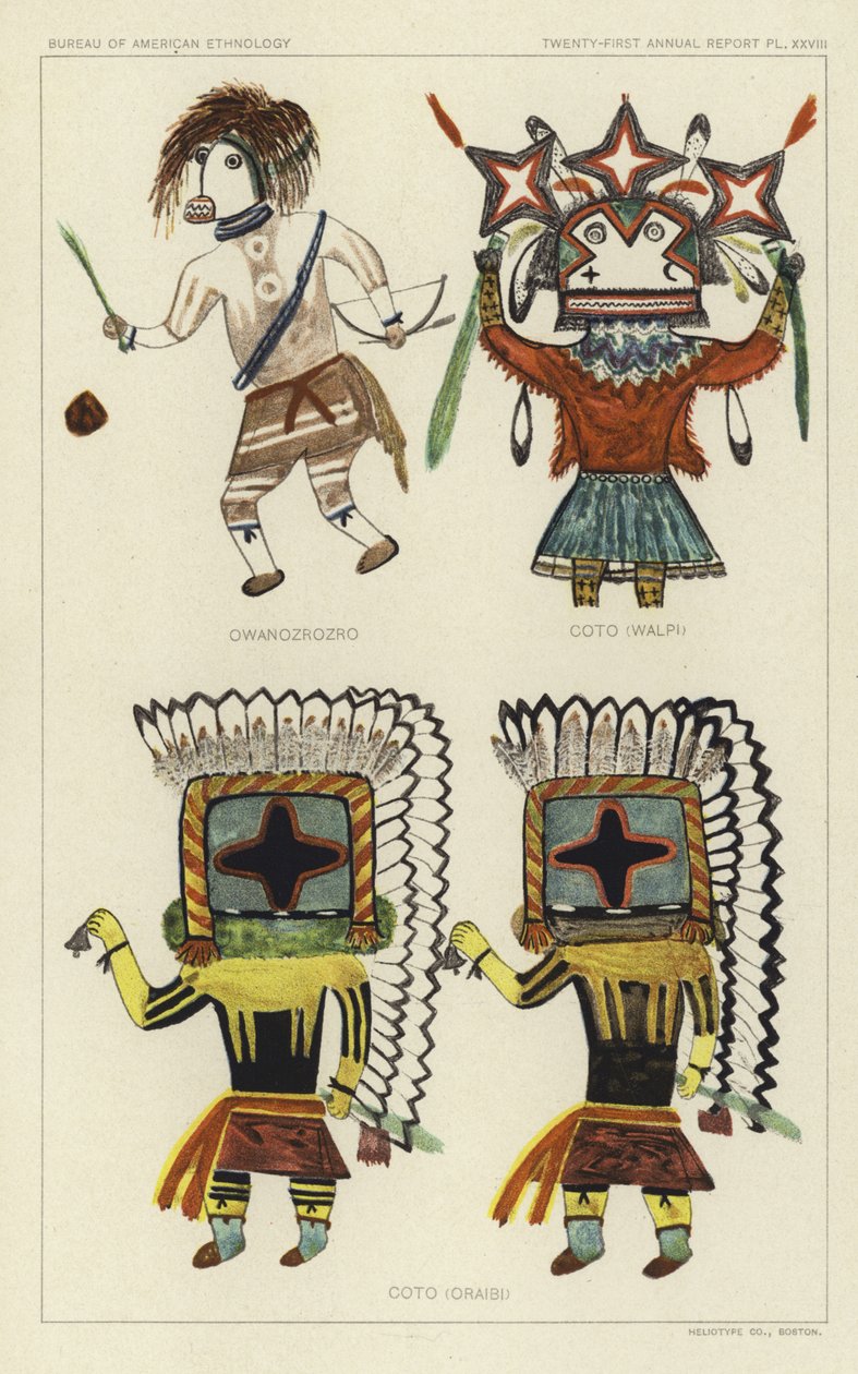 Owanozrozro, Coto (Walpi), Coto (Oraibi) by American School
