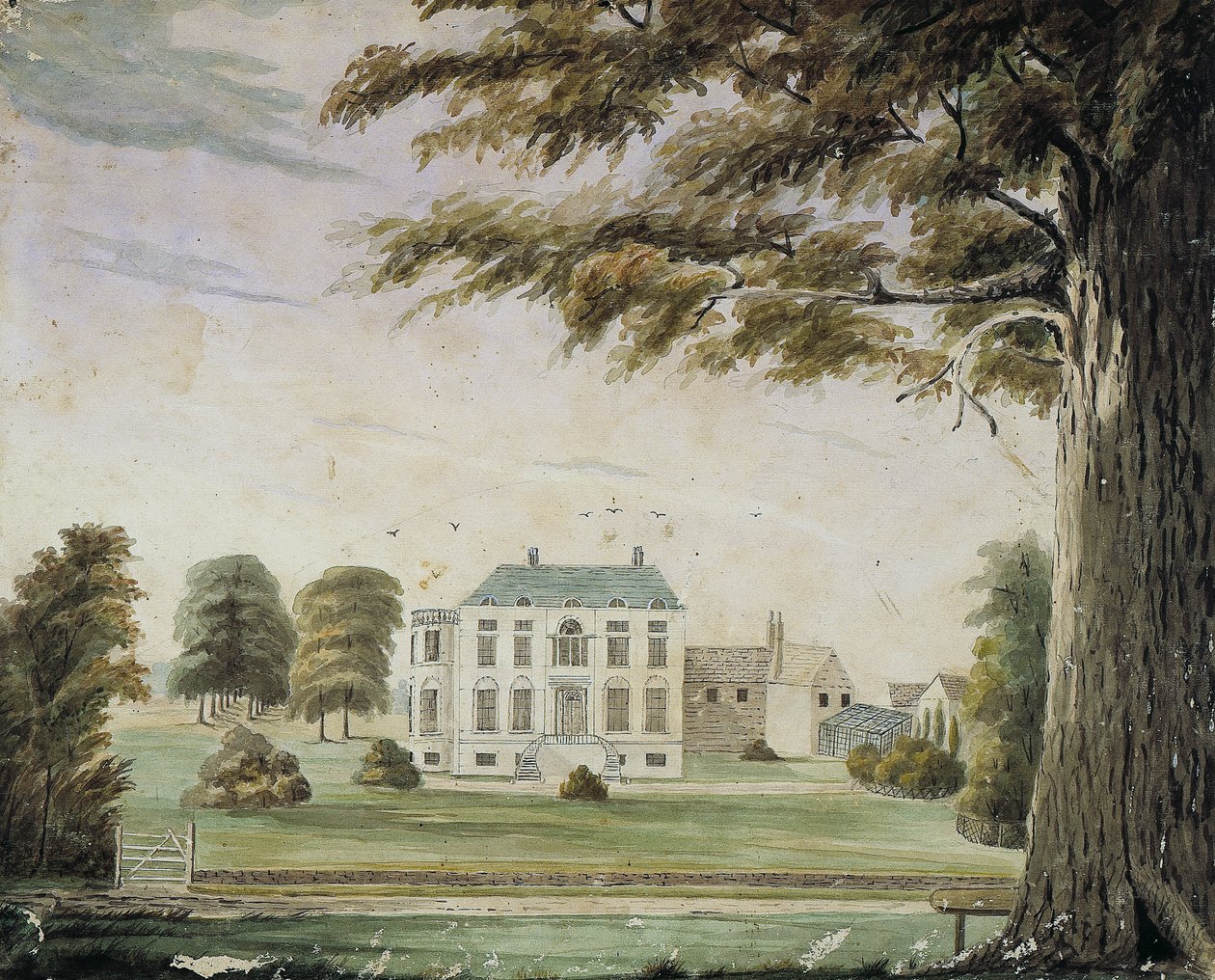 Park House, England: Home of Richard Flower by American School