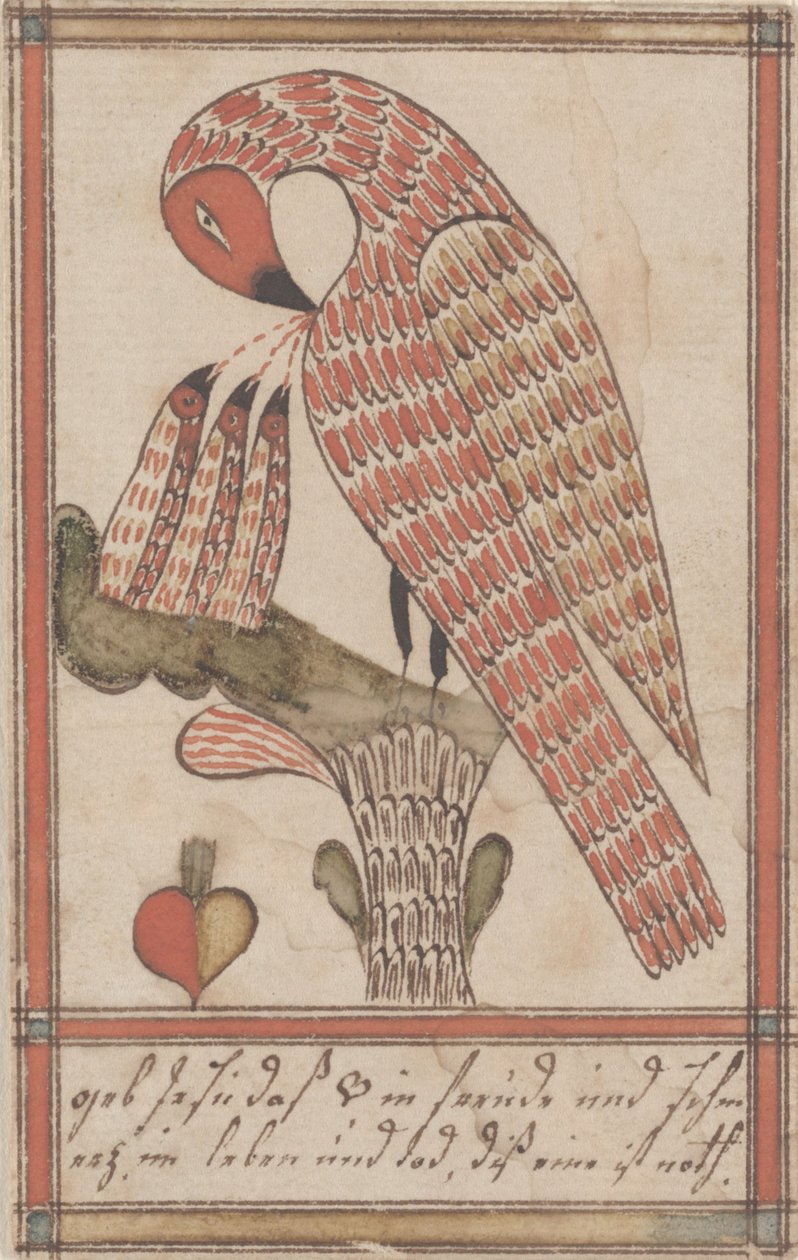Pelican in its Piety, c.1800 by American School