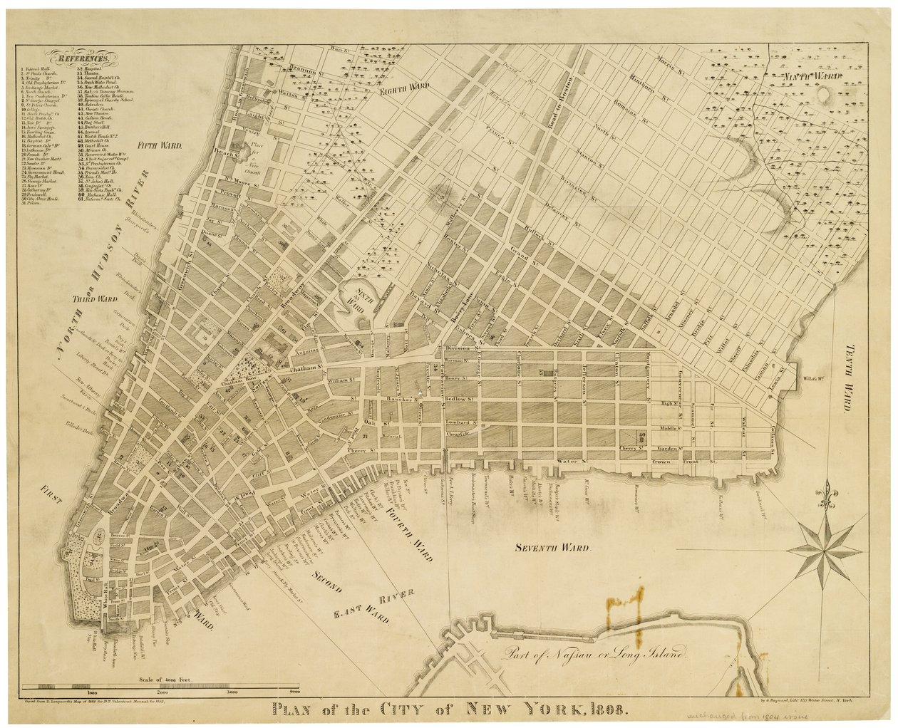Plan of the City of New York by American School