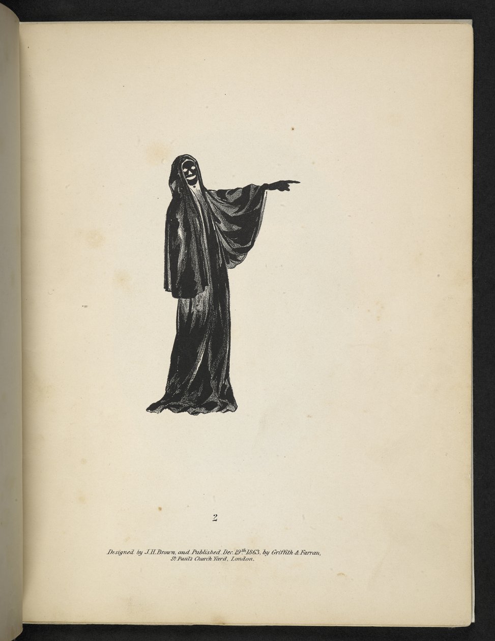A Ghost in Black, from Spectropia by American School