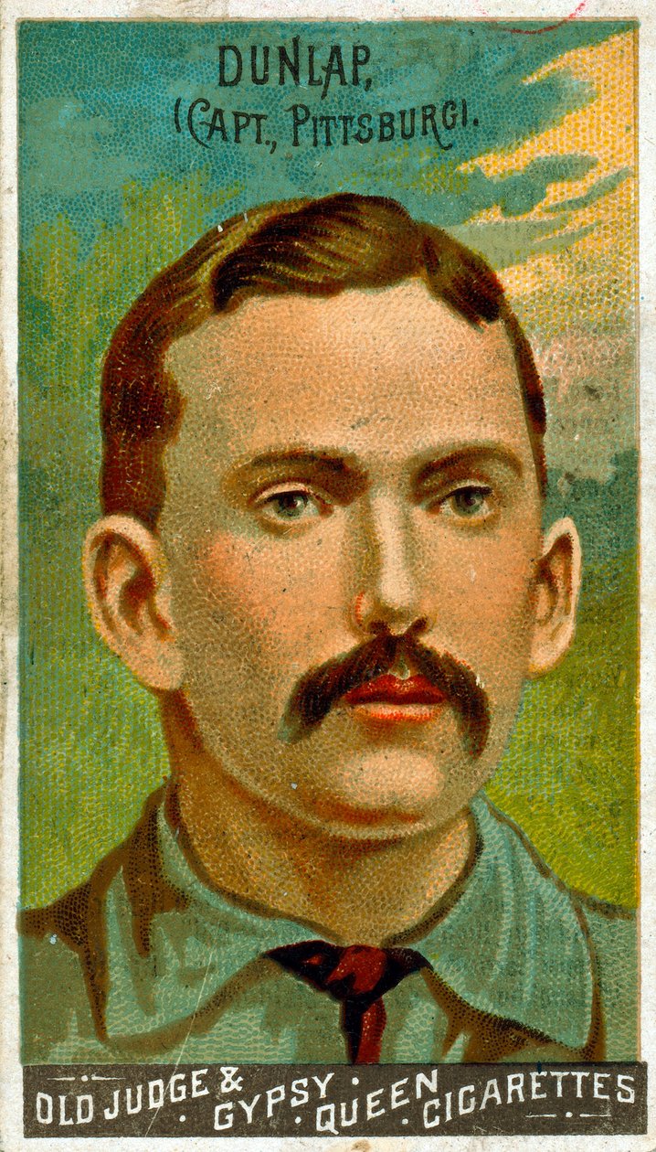 Portrait of Fred Dunlap, Pittsburgh Alleghenys by American School