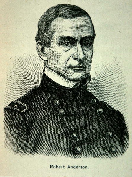 Portrait of Major Robert Anderson (1805-71) by American School