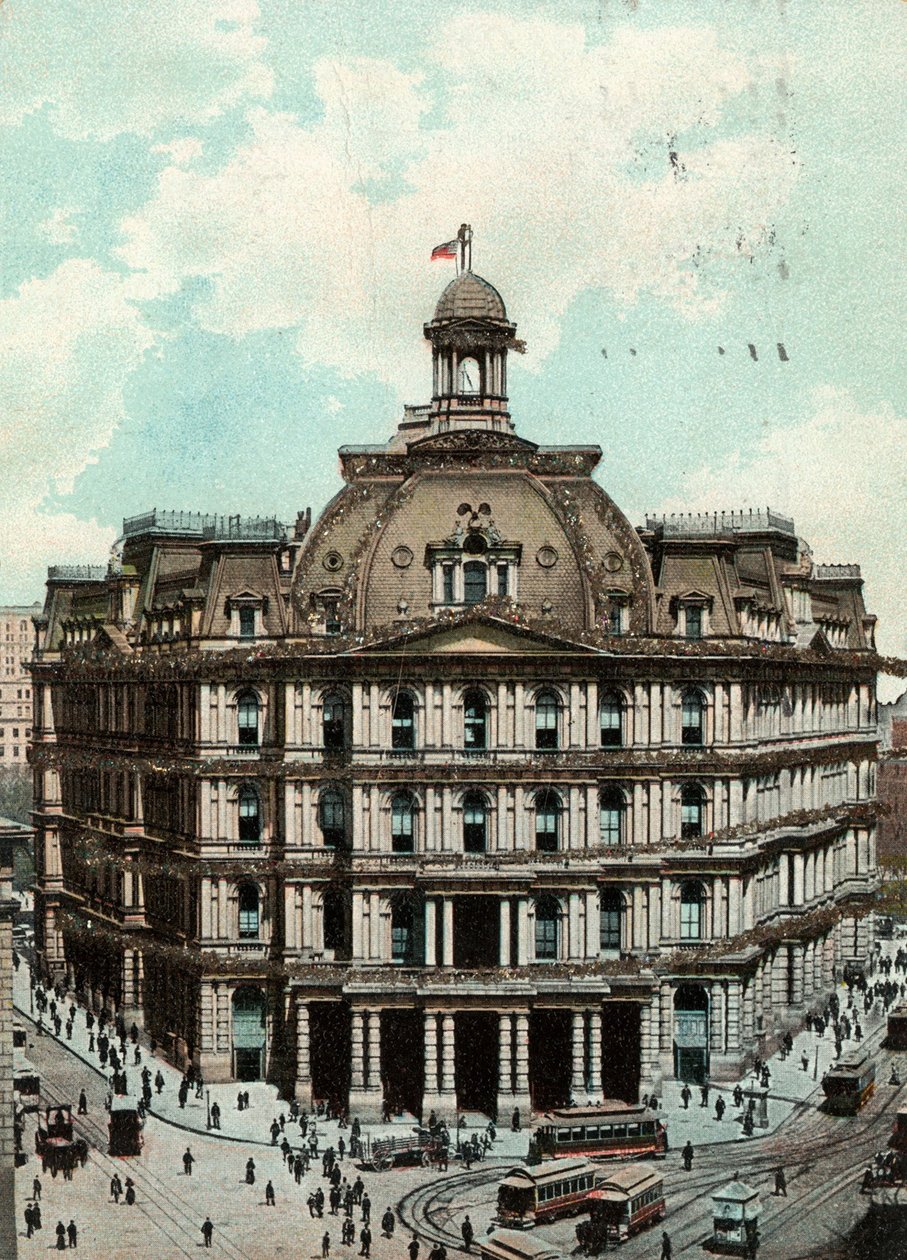 Post Office, New York, c.1900-09 by American School