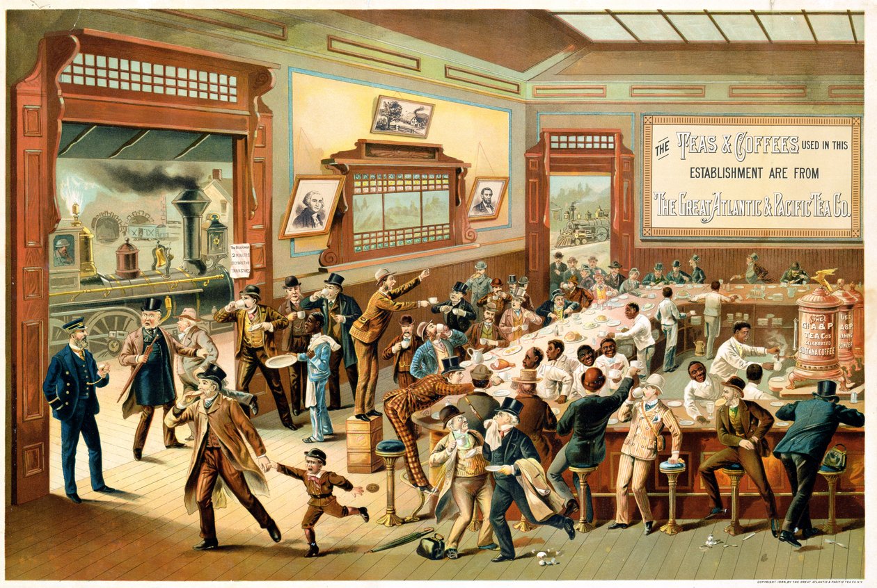 Poster advertising Great Atlantic & Pacific Tea Co. by American School