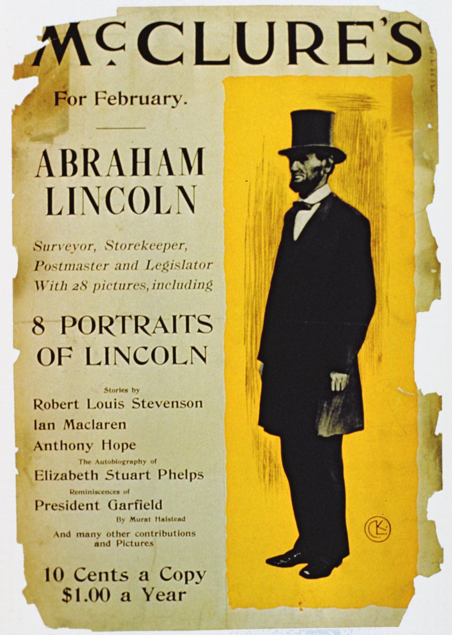 Poster advertising the February edition of McClure