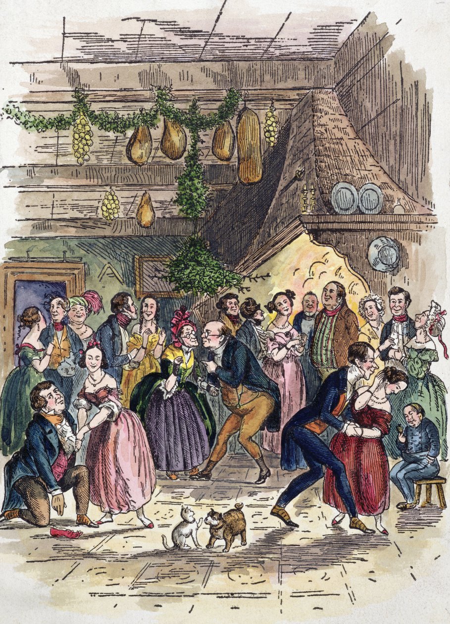 Scene from A Christmas Carol by American School