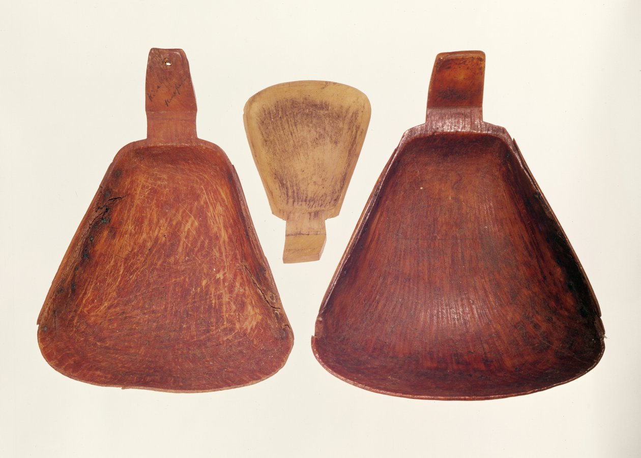 Scoops for serving food, from Northwest American coast, probably 15th Century by American School