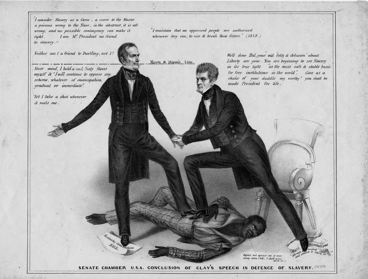Senate Chamber U.S.A.: conclusion of Clay