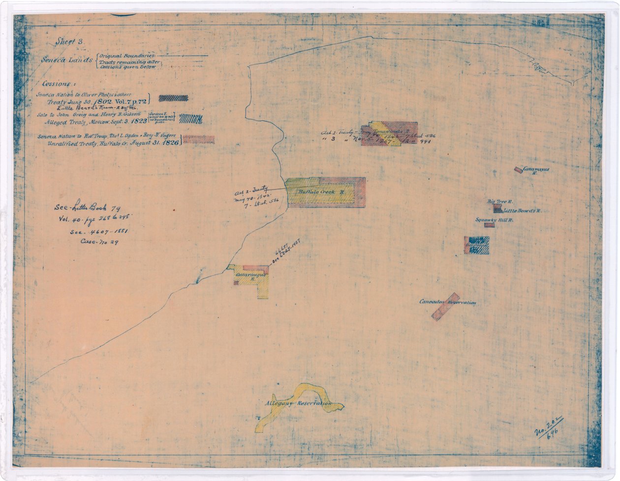 Seneca Lands in 1926 by American School
