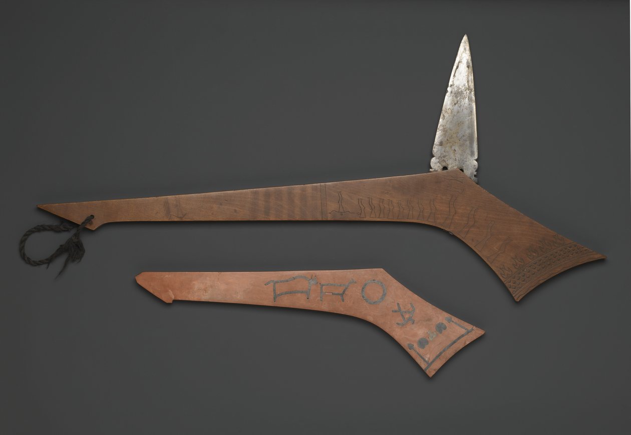 Sioux War Club, from Fort Snelling, Minnesota by American School