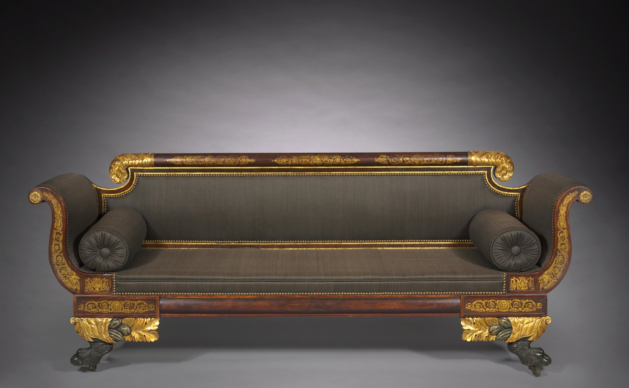 Sofa, c.1820 by American School
