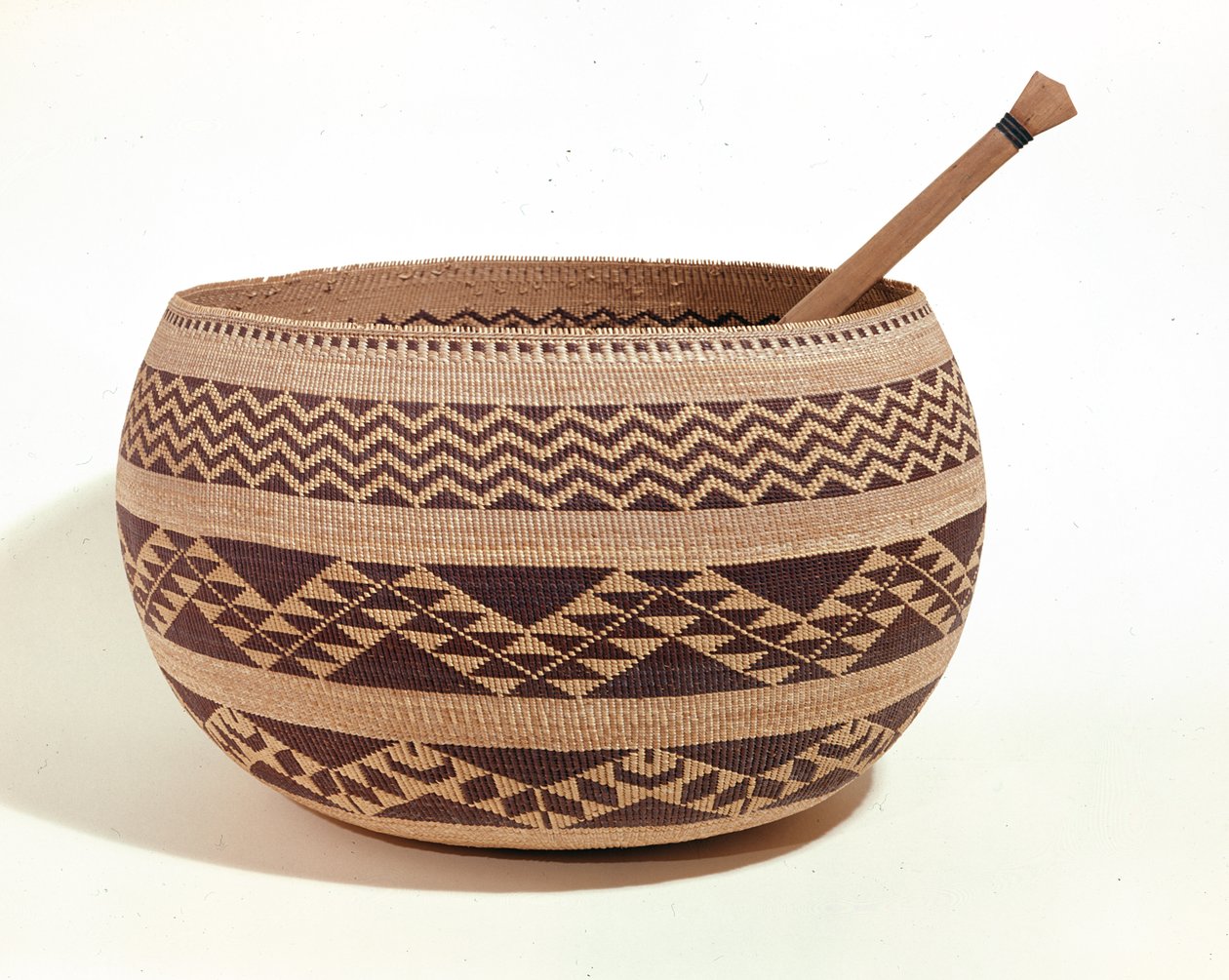 South Western Native American Cooking Basket by American School