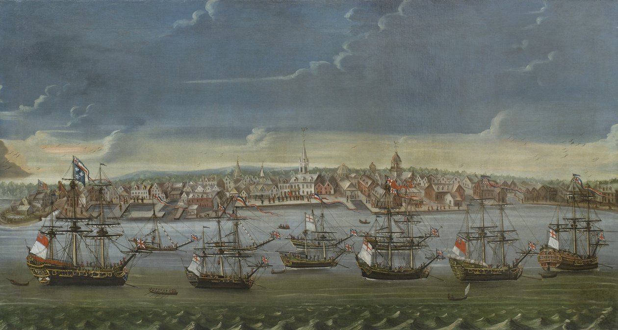 Southeast Prospect of the City of New York by American School