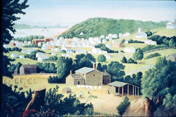 St Joseph, Missouri, home to outlaw Jesse Woodson James (1847-82) c.1865 by American School