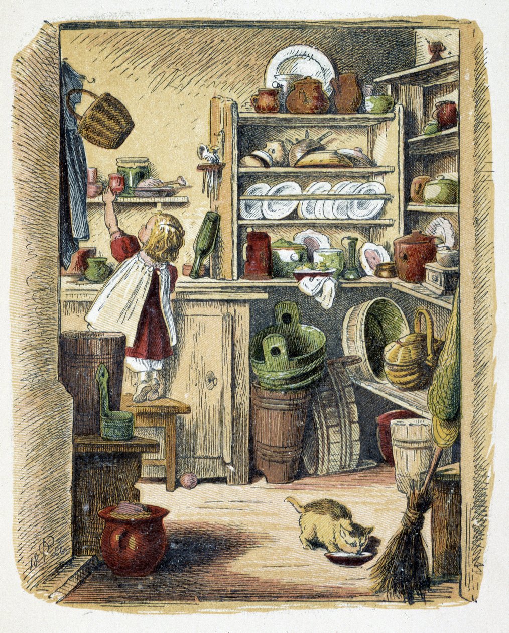 Storage in the kitchen in 