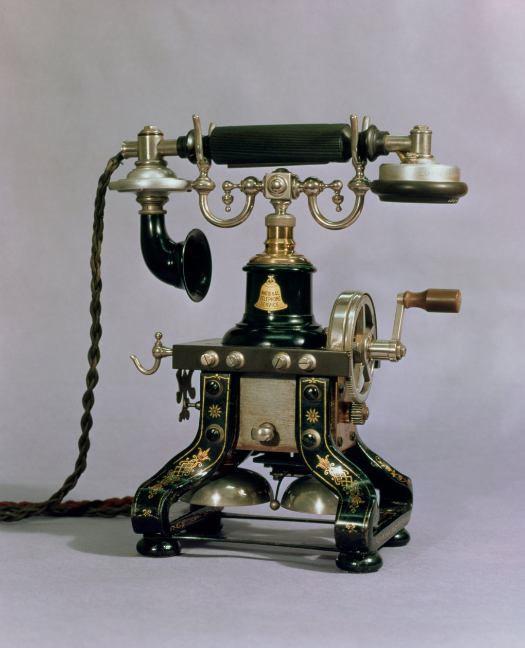 Telephone, National Telephone Service, USA, 1890 by American School