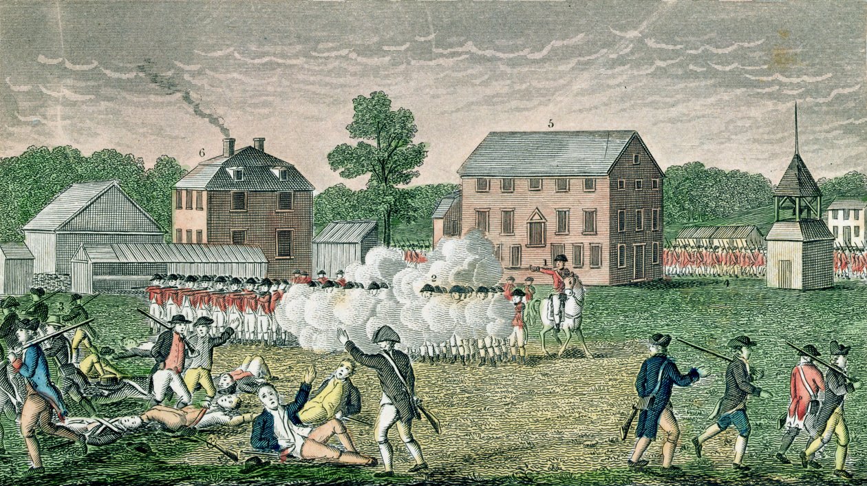 The Battle of Lexington, April 19th 1775, from 